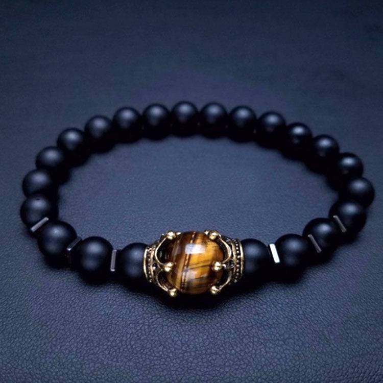 Tiger eye stone beaded bracelet