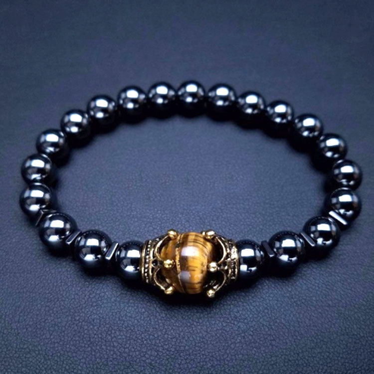 Tiger eye stone beaded bracelet