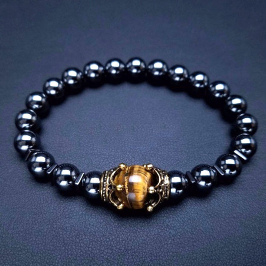 Tiger eye stone beaded bracelet