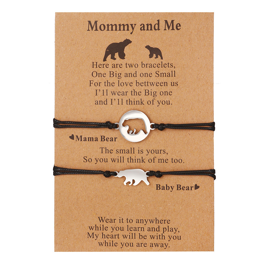 Bohemian Style Card Couple Bracelet